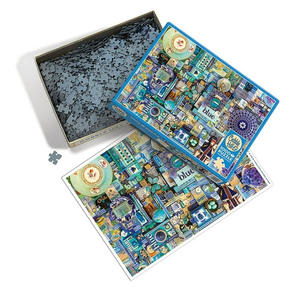 Blue 1000-Piece Puzzle