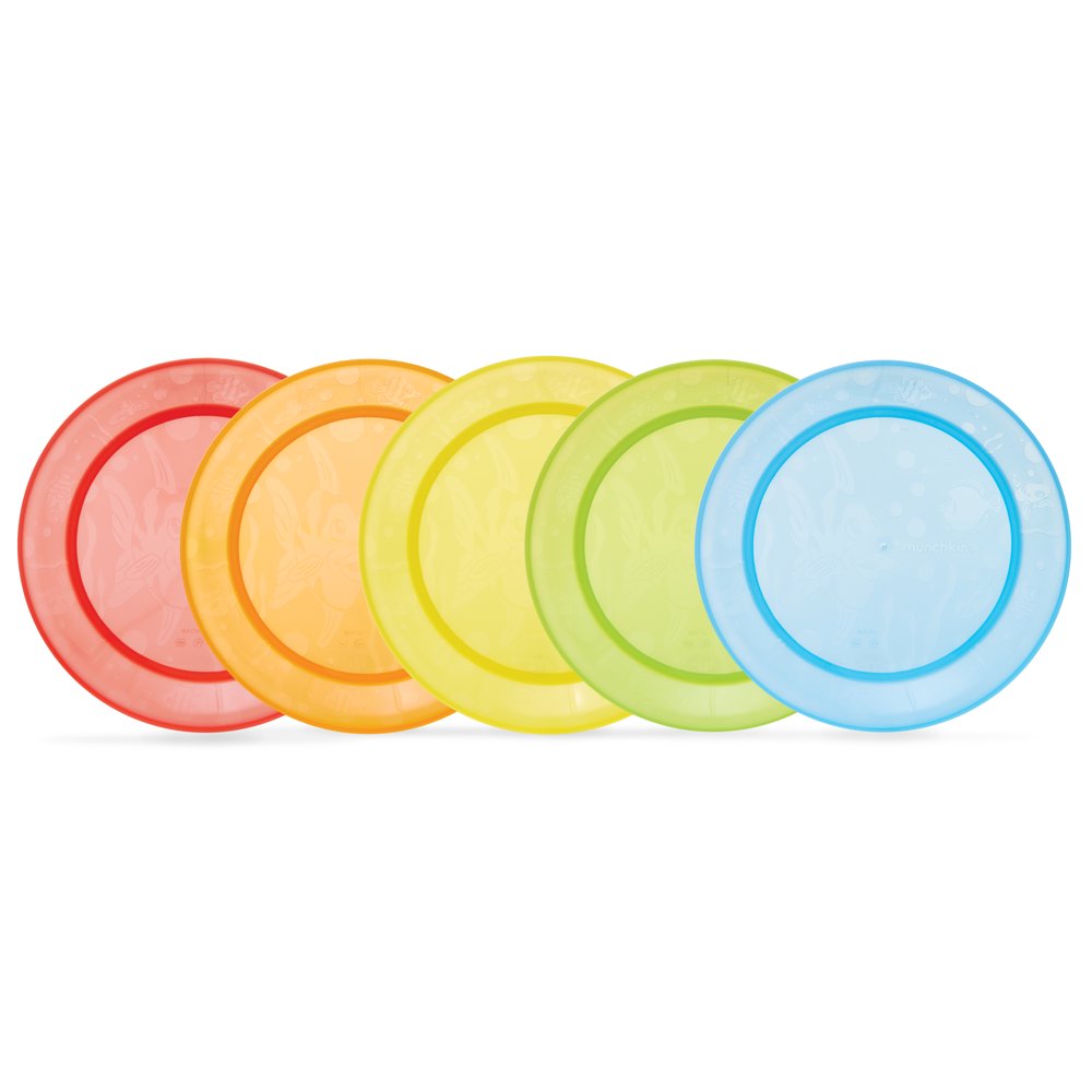 Munchkin Multi Plates, 5 Pack, BPA Free