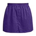 thumbnail image 7 of QATAINLAV Tennis Golf Skorts for Women High Waisted Shorts with Pocket Solid Casual Sport Running Pickleball Athletic Skirted Shorts Blue M, 7 of 7