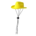 thumbnail image 2 of Sombrero de mascotas, gorro de disfraz de gato, accesorios para fotos con correa elástica ajustable, decoración de cachorros para fiesta temática, dis Amarillo, 2 of 8