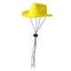 thumbnail image 2 of Sombrero de vaquero para mascotas Fernando Amarillo suave con correa para la barbilla, 2 of 8