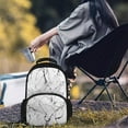 thumbnail image 4 of KUIFORTI White Marble Backpacks Laptop Backpack Lunch Backpack Trendy Nurse Teacher Work Bag with Insulated Cooler Lunch Box for Women Men/Travel Beach, 4 of 8