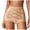 Beige-w, variant on Women's High-Waist Seamless Tummy Control Shapewear Panty X-Back Design Firm Support M