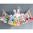 thumbnail image 2 of Janrevotw Hamac de Rangement pour Jouets, Filet Mural en Peluche Tissé avec Pompons pour Chambre d'Enfant, 2 of 4