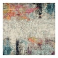 thumbnail image 3 of Unique Loom Chromatic Collection Area Rug - Tybee (6' 1" Square Beige/Blue), 3 of 7
