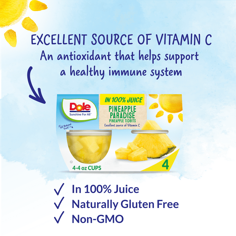 Dole Individually Quick Frozen Pineapple Tidbits, 28885 (23019170)