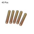 thumbnail image 3 of Uxcell 40pcs Fully Threaded Rods 5/16 x 1-3/4 Inch for Mounting Assembly Fastening, Colorful Zinc, 3 of 5