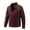 Wine, variant on XMMSWDLA Blousse for Men Autumn And Winter Casual Plus Velvet Stand Collar Cotton Jacket Tooling Coat Cotton Jacket