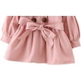 thumbnail image 2 of FullGood Toddler Girl Spring Autumn Windbreaker Jacket Trench Coat for 1-4 Years, 2 of 4