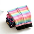thumbnail image 3 of SYNPOS Little Girls Leggings Footless Kids Fleece Warm Tights Stretchy Skinny Trousers Baby Girls Legging Pants 3-10 Years, 3 of 6
