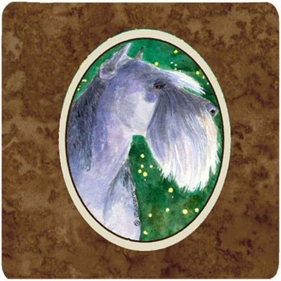 Schnauzer Foam Coasters, Set Of 4