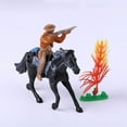 thumbnail image 6 of RYUJNDK Set Of 8 Western Cow Boy Horse Figures for Educational Purposes and Historical Displays, 6 of 9