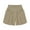 Khaki, variant on IROINNID Women's Casual Plus Size Wide Leg Loose High Waist Shorts With Pocket