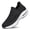 Black, variant on AMANSSE Mens Walking Shoes Non Slip Running Shoes Breathable Workout Shoes Lightweight Breathable Casual Work Sports Gym Shoes All Black Size 12