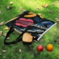 thumbnail image 5 of Cute Witch Frog Outdoor Picnic Blanket, Foldable Waterproof Beach Mat, Portable Beach Blanket for Beach Camping, Hiking, Family Concerts, 5 of 7