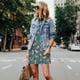 thumbnail image 4 of Fotbe Corgi with Flowers Vestido de Verano sin Mangas para Mujer – Vestido Midi Línea A, Estilo Camiseta Floral, Vestido Playero Casual y Fluido, 4 of 7