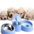 thumbnail image 4 of Cuenco para perros de acero inoxidable con dibujos animados, cuenco para perros y gatos, cuenco doble, cuenco para beber automático, 4 of 5