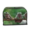 thumbnail image 2 of Daiia Australian White Tree Frog Sitting on Branch Pattern 2 slice Toaster Cover, Toaster Appliance Dust-proof Cover For Kitchen Small Appliance Dust Cover and Fingerprint Protection, 2 of 7