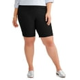 thumbnail image 4 of Women's Plus Stretch Woven Bermuda Short, 4 of 5