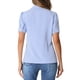thumbnail image 3 of Camisa de botón INSPIRE CHIC para mujer con cuello, con contraste en los bordes, manga corta abullonada, talla XL, azul claro, 3 of 6