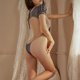 thumbnail image 5 of Gibobby Playera de Dormir de algodón para Mujer Día de San Valentín Lencería mujer Body encaje sexy Deep V Lace(Gris,Talla única), 5 of 5