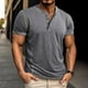 thumbnail image 1 of pstuiky camisetas para hombre, Camisas cortas informales de cuello redondo y botones para hombre camisetas de hombre xxl, 1 of 9