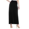 thumbnail image 2 of MOA COLLECTION Women's Ultra Comfort Stretch Maxi Skirt Relaxed Fit for Everyday Elegance, 2 of 4