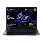 Acer - Predator Helios Neo 16S AI Gaming Laptop - 16" OLED 240Hz - Intel Core Ultra 9 - NVIDIA GeForce RTX 5070Ti 32GB 1TB - Obsidian Black