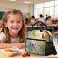 thumbnail image 4 of DISNIMO 3PCS Backpack Set with Lunch Box and Pencil Case, Jumping Spider Printed Girls Schoolbag for Preschool Primary Junior High, Large Lightweight Student Backpack Travel Daypack, 4 of 7