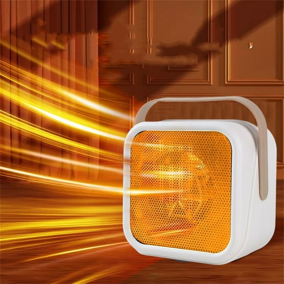 Desktop Heater 500W Small Heater With Tip Over Mini Quiet Heater For Under Oil Filled Baseboard Heater Small Oil Heater Indoor Battery Operated Portable Heater Fireplace Set Blower Stove Exhaust Fan