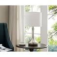 thumbnail image 3 of Kings Brand 24"H Traditional Brushed Nickel Finish Metal Table Lamps (Set of 2), 3 of 3