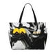 thumbnail image 1 of Fotbe Fluid Black White Paint Swirls Bolsa de Viaje para Playa - Resistente al Agua, Bolsa Tote de Gran Capacidad y Ligera con 7 Bolsillos para Mujeres y Hombres, 1 of 7