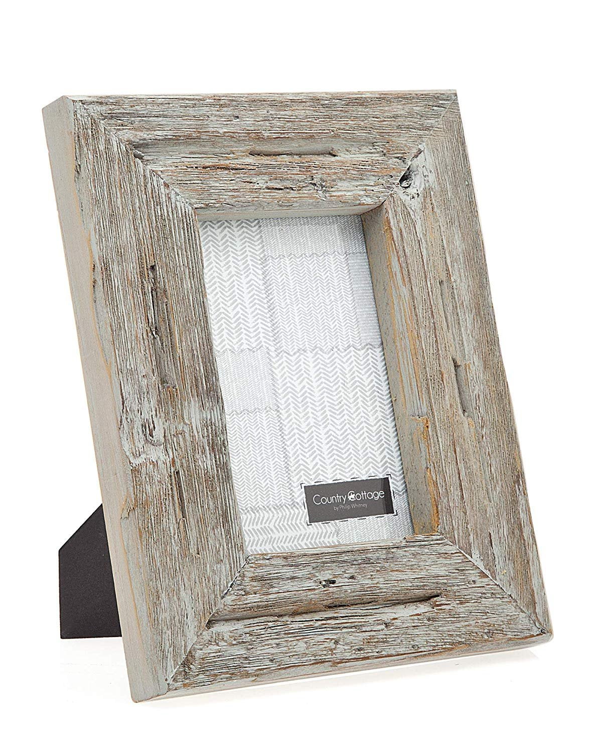 Philip Whitney Double 5x7 Picture Frame Mirror Vine With Oval Brooch