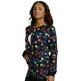 thumbnail image 4 of Cherokee Prints Scrubs Jacket For Women Snap Front Print Warm-up CK321, 4 of 5