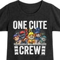 thumbnail image 3 of Paw Patrol - Rubble & Crew - One Cute Crew - Toddler & Youth Girls Short Sleeve Graphic T-Shirt, 3 of 6