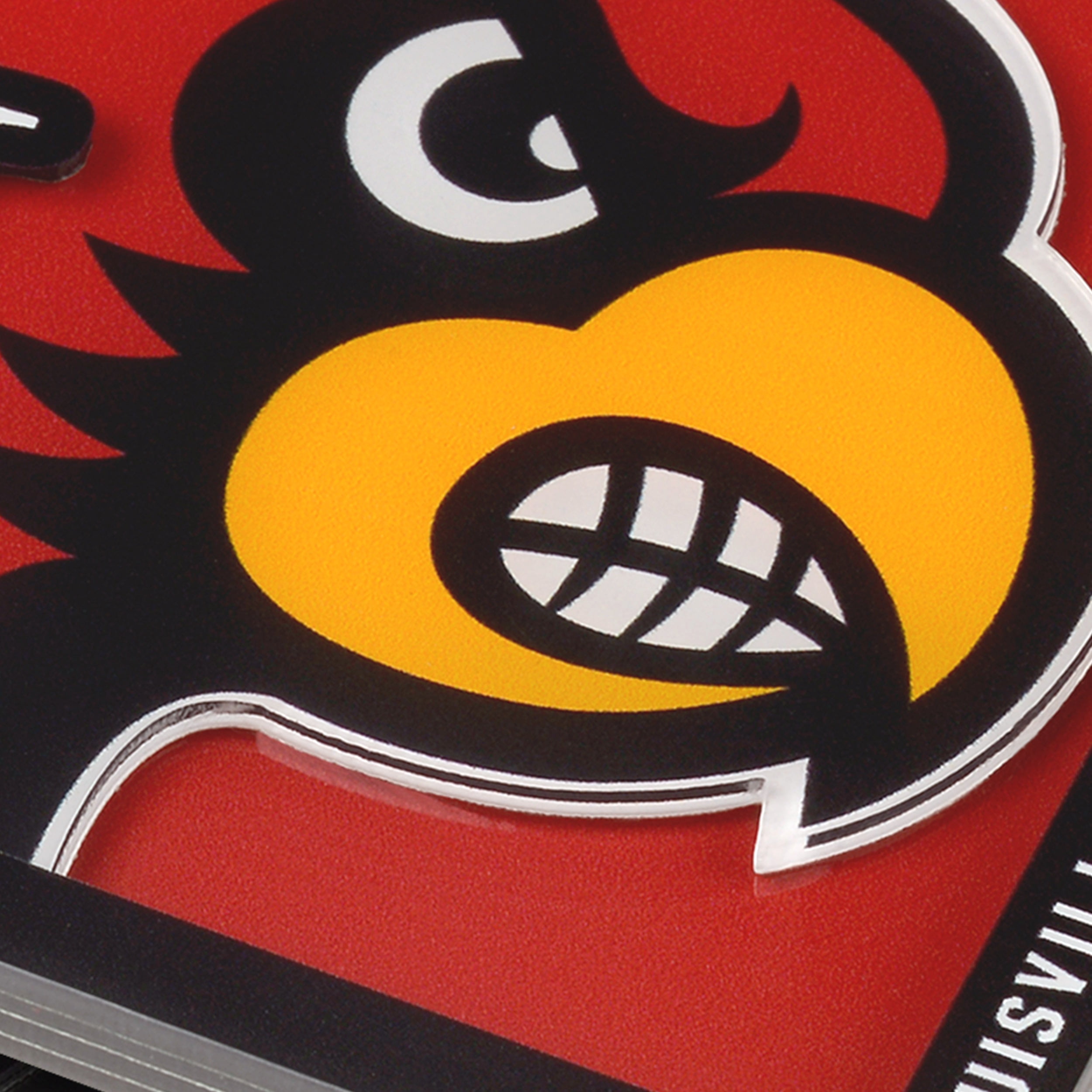 YouTheFan NCAA Louisville Cardinals 3D-LSC 3D Logo Series Coasters - Pack of 2
