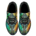thumbnail image 2 of Irish Celtic Cross St Patrick's Day Shoes Sneakers Black Size 5, 2 of 7