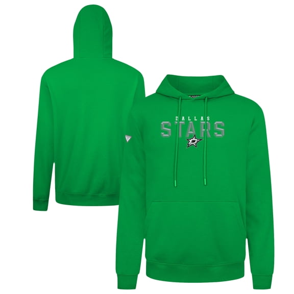 Men's Levelwear Green Dallas Stars Podium Carve Pullover Hoodie