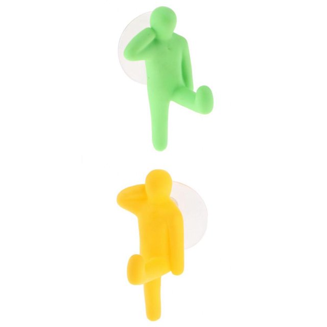 2Pieces Colorful Towel Hanger Suction Cup Hooks for bathroom and kitchen BLESIY Toallero de baño