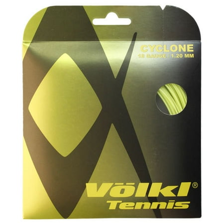 18g Strings - Cyclone 18G Neon Yellow Tennis String