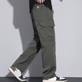 thumbnail image 4 of MKHSQHDG Male Pants Men's Casual Loose Hop Denim Work Pants Jeans with Cargo Pockets Xxxxl, 4 of 6
