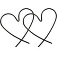 thumbnail image 5 of LEORX 2Pack Metal Love Wall Decor Black Iron Hanging Wall Decor for Homeowners and Couples, 5 of 7