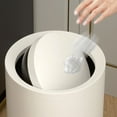thumbnail image 4 of Langgg Enlarged Opening Paper Baskets For Efficient Disposal Inner And Outer Double-layer Garbage Bags Are Matte black 12L, 4 of 6