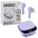 thumbnail image 1 of Auriculares inalámbricos verdaderos Groovz Bluetooth 27 h de batería IPx4, 1 of 9