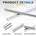 thumbnail image 3 of Uxcell 12 Pcs 304 Stainless Steel Round Rod, 1/8"(3mm) Diameter, 3"(75mm) Length Metal Solid Shaft Rods, Steel Stick Lathe Bar Stock for Crafts DIY Models Plane Ship Cars, 3 of 7