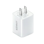 Anker Nano 40W GaN 2-Port Wall Charger (2 USB-C), Compact Fast Charger, White