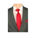 thumbnail image 3 of Salvatore Exte Men's Modern Two Button Sharkskin Suit Gray, 3 of 3