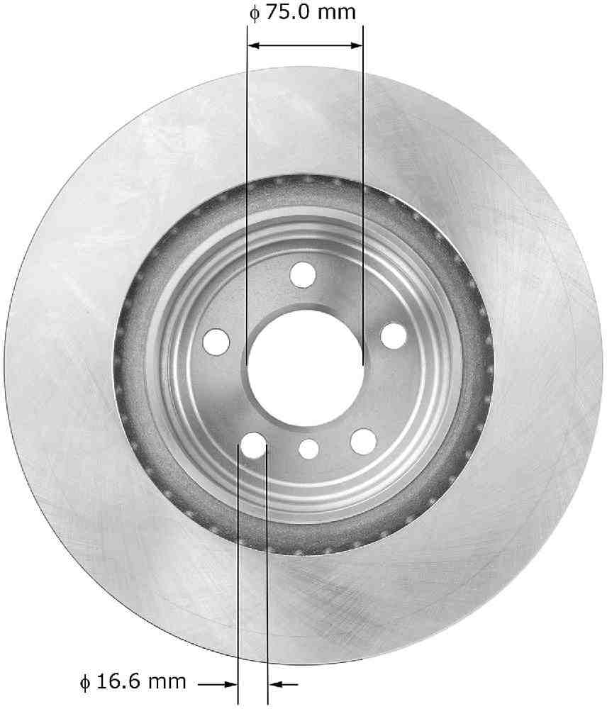 Bendix PRT6048 Premium Brake Rotor