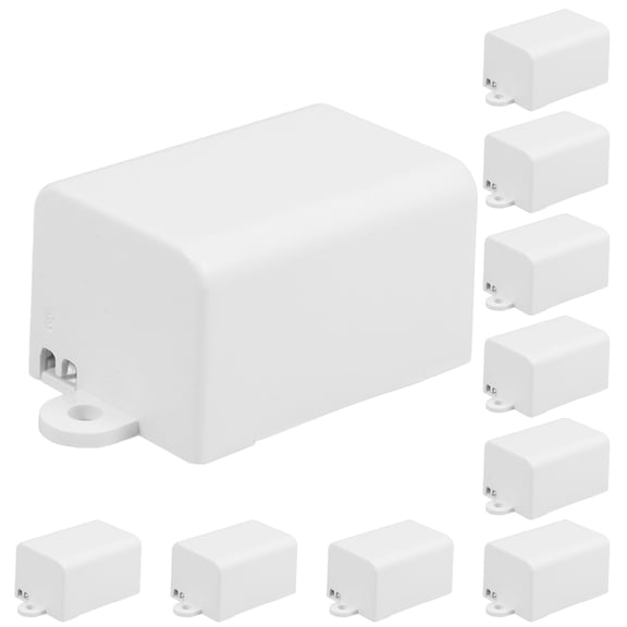 FRCOLOR 10pcs Waterproof Plastic Junction Box For Socket Electric Outlet Box Waterproof Socket Box Outdoor Junction Box Waterproof Replacement Junction Box