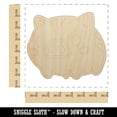 thumbnail image 2 of Fun Chibi Wild Boar Pig Swine Wood Shape Unfinished Piece Cutout Craft DIY Projects - 6.25 Inch Size - 1/8 Inch Thick, 2 of 7